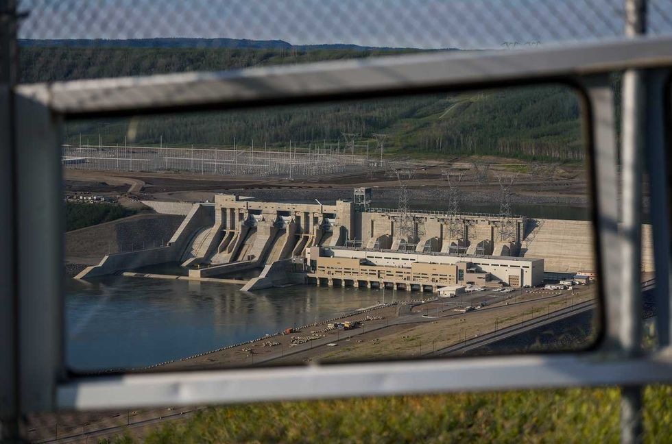 Eby gets close look at vast John Horgan Dam