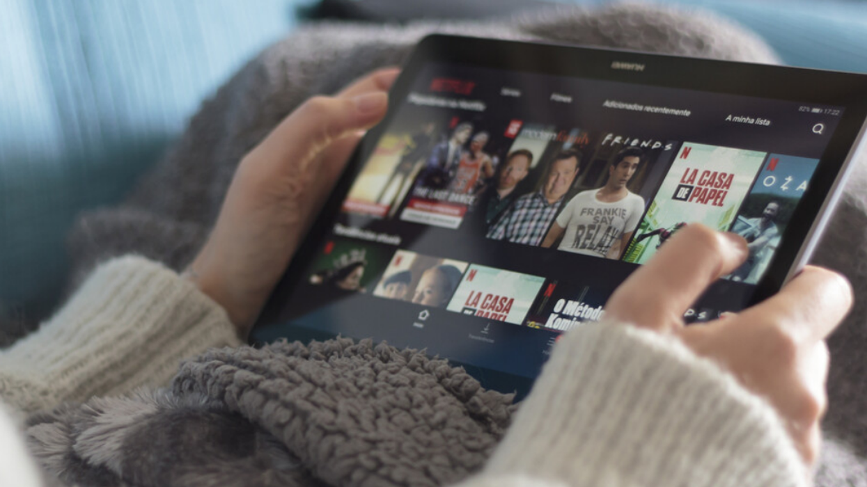 Écran Netflix.