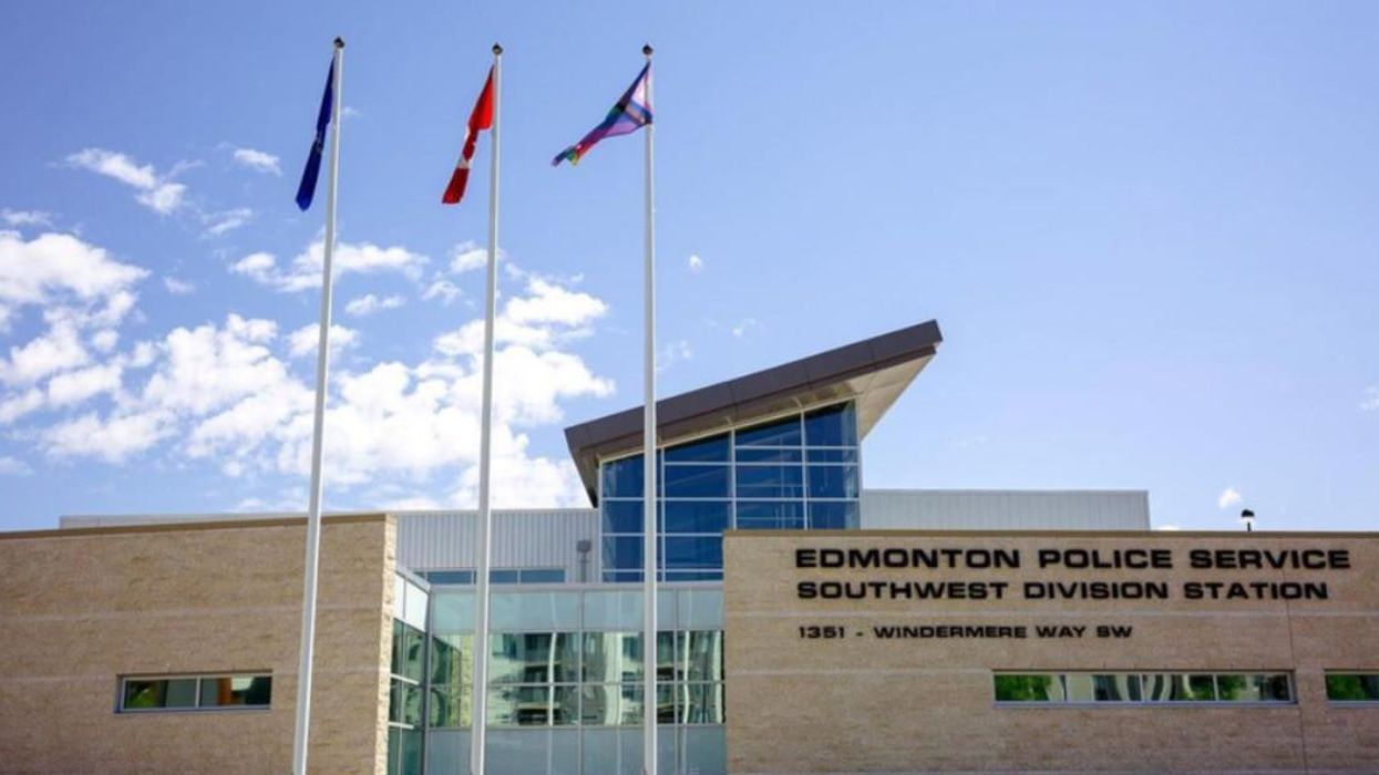 Edmonton Police station.