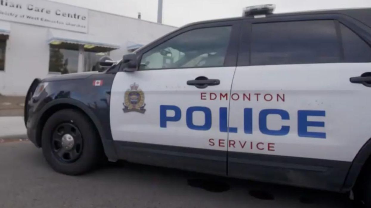 Edmonton Police vehicle.