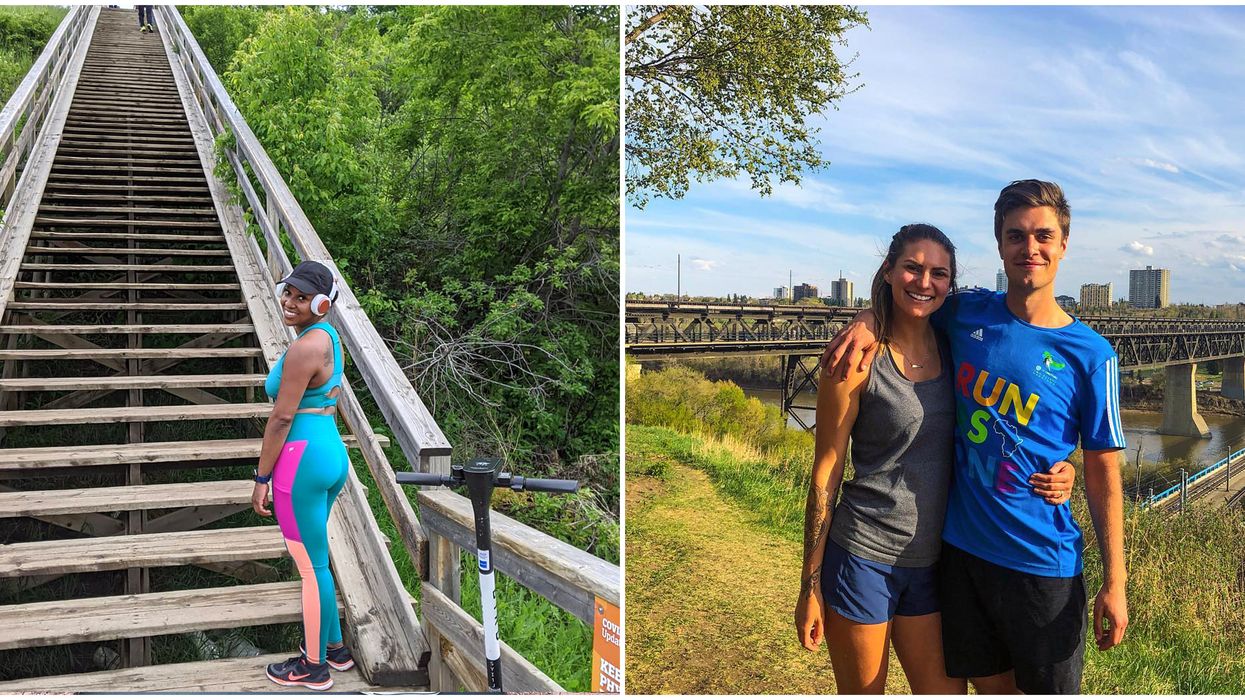 Edmonton Staircase Trail Is A Perfect Workout & Has Epic City Views