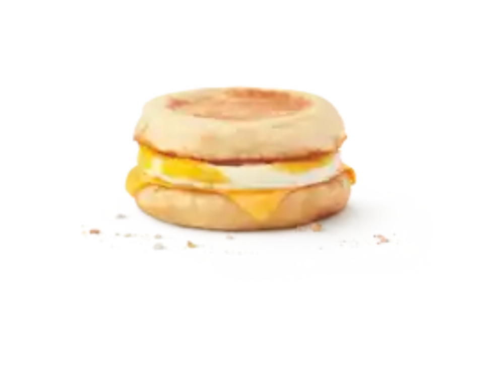 Egg & cheese English muffin.