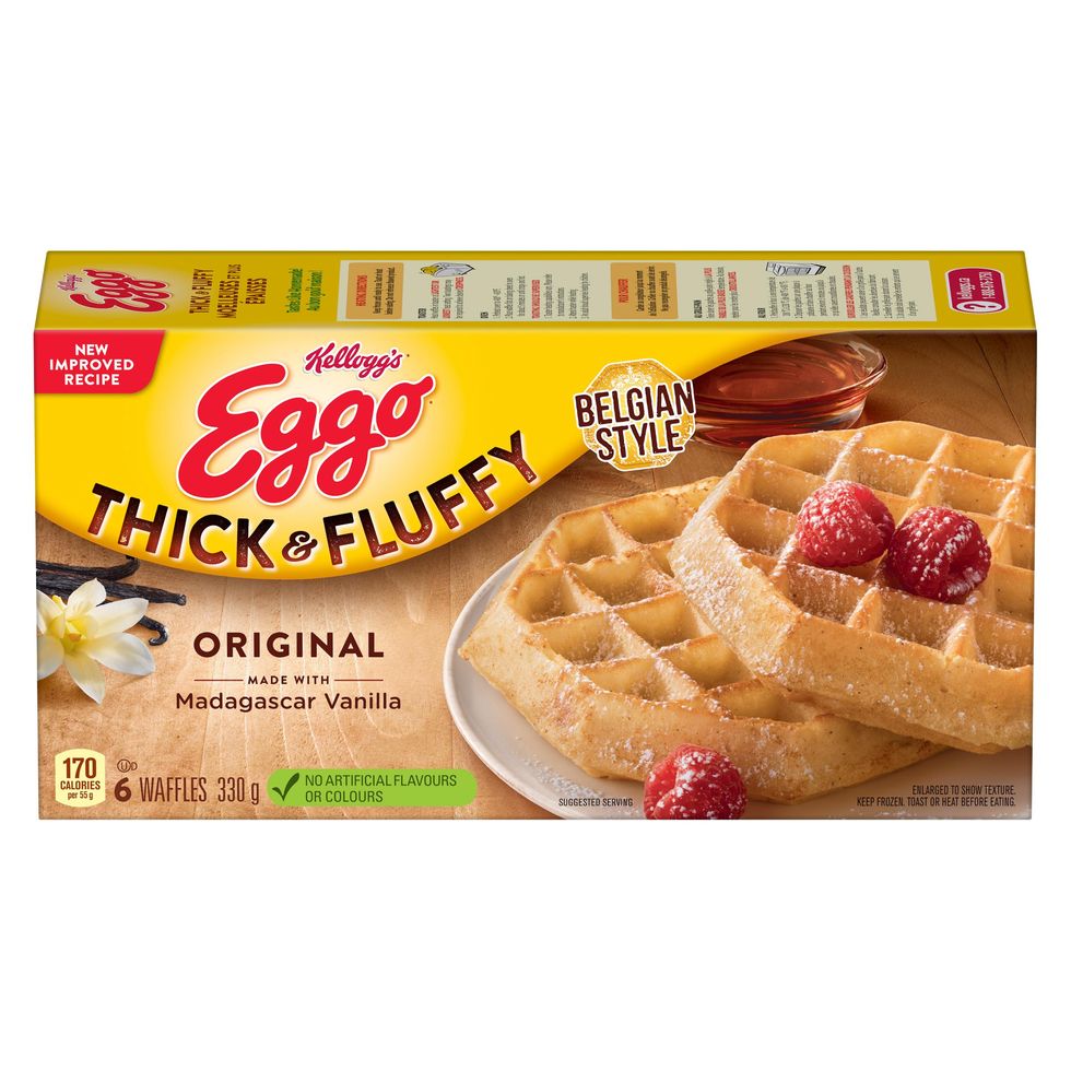 Eggo Thick & Fluffy Waffles.