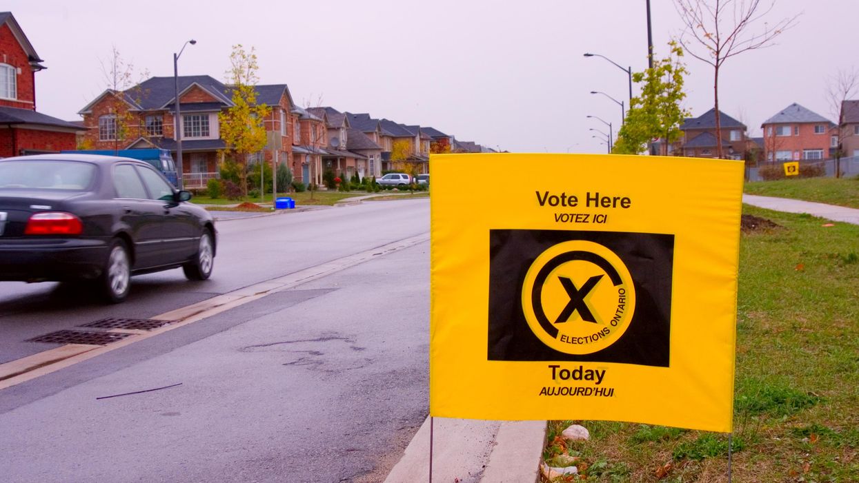 Election sign.