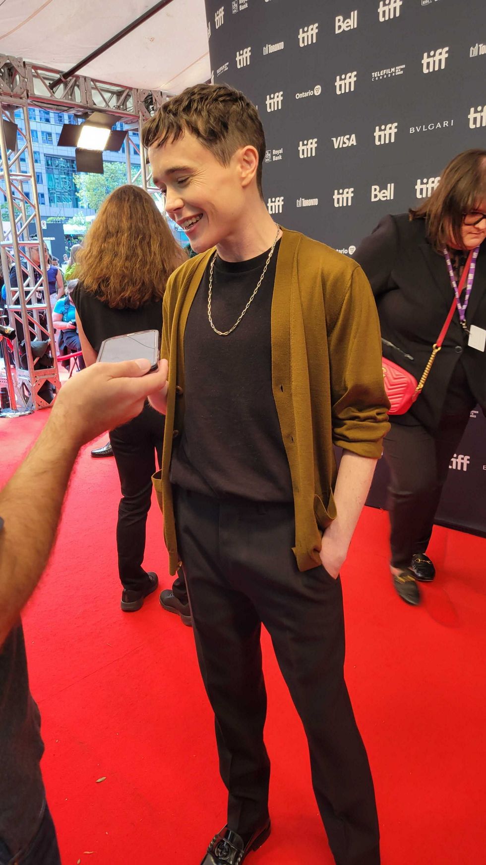 Elliot Page at the 2023 Toronto International Film Festival.