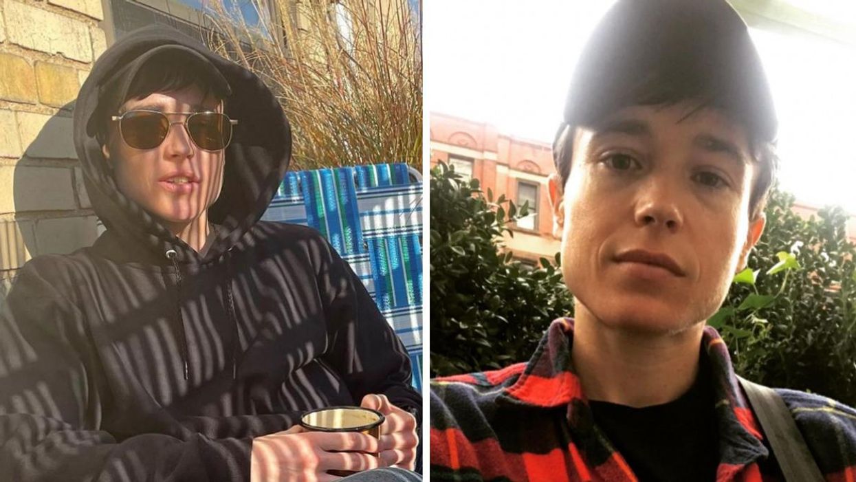 Elliot Page Posted A Super Happy Shirtless Pic & People Are Sending All The Love (PHOTO)