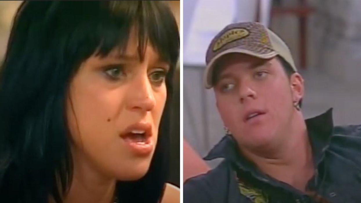 Élodie dans la saison 4 de Loft Story. Droite : Mathieu dans la saison 2 de Loft Story.