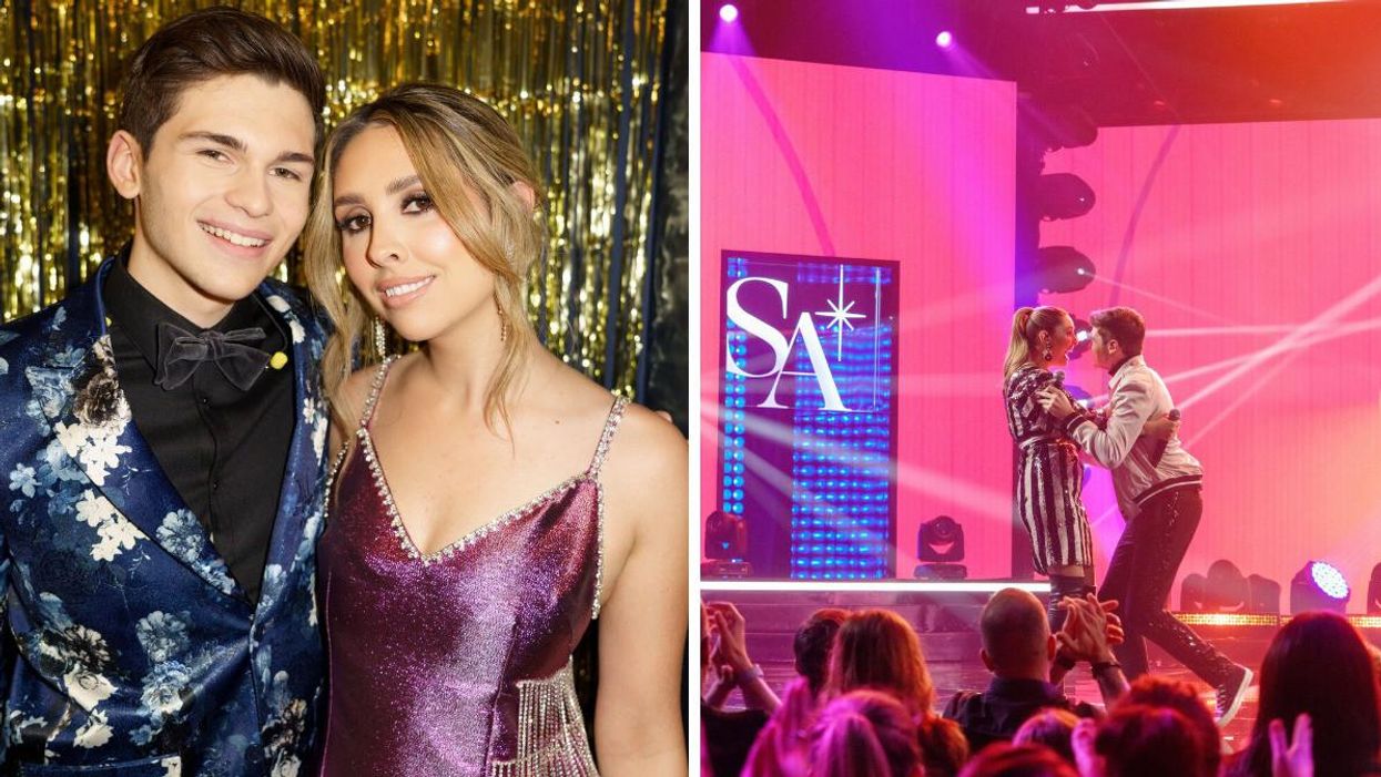 Éloi Cummings et Krystel Mongeau, gagnante de Star Académie.