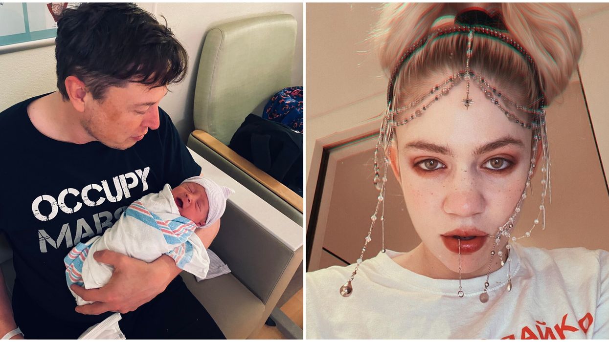 Grimes and elon musk baby