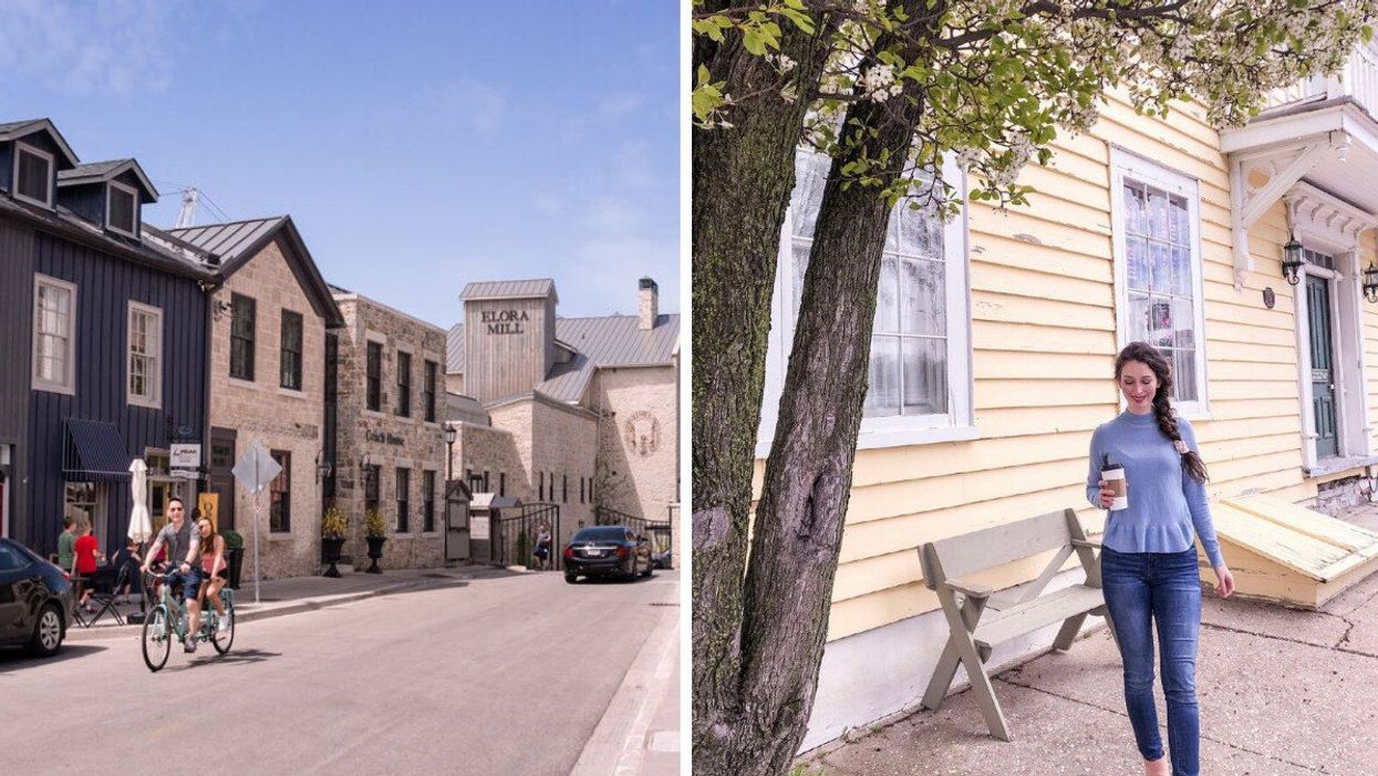 Elora, Ontario. Right: Kincardine, Ontario.