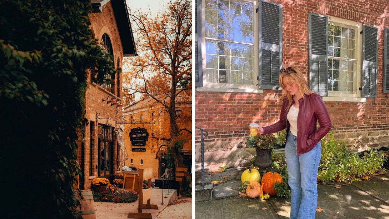 Elora, Ontario. Right: Niagara-on-the-Lake, Ontario.