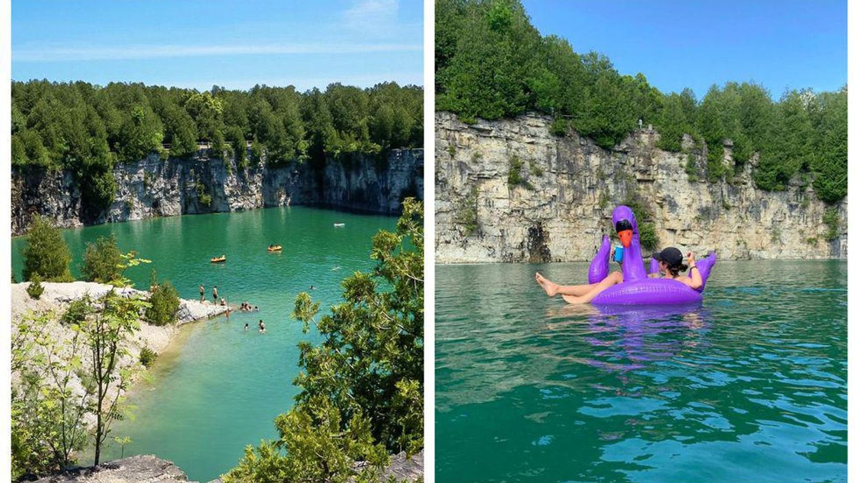 Elora Quarry Is Where You’ll Want To Spend The Entire Summer Swimming