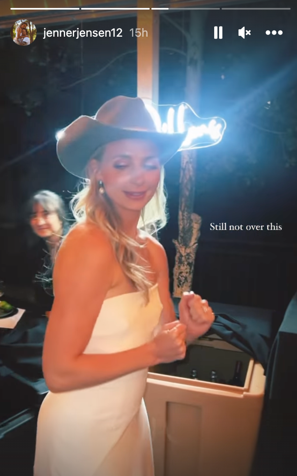 Emma Dillon on her wedding day.