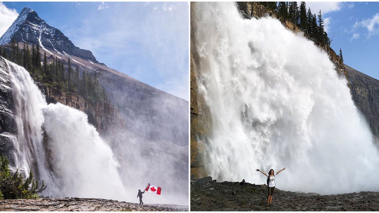 Emperor Falls in BC Is A Secret Gem & More Than 13 Stories Tall