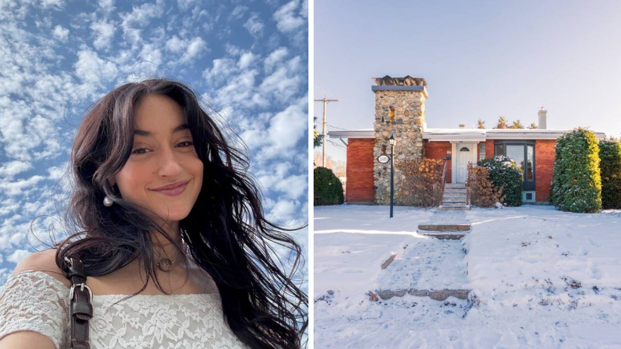 Emy Lalune. Droite : La maison à vendre d'Emu Lalune.