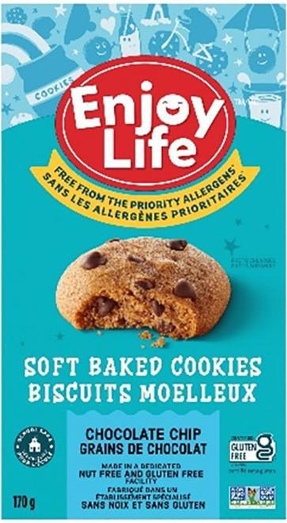 Enjoy Life chocolate chip cookies.