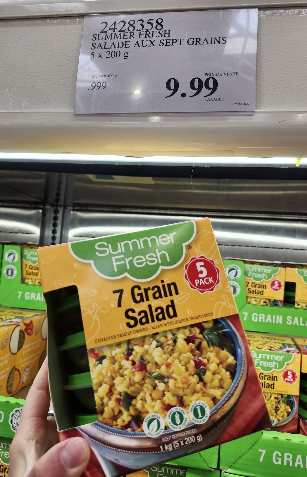 Ensemble de cinq salades de couscous Summer Fresh.