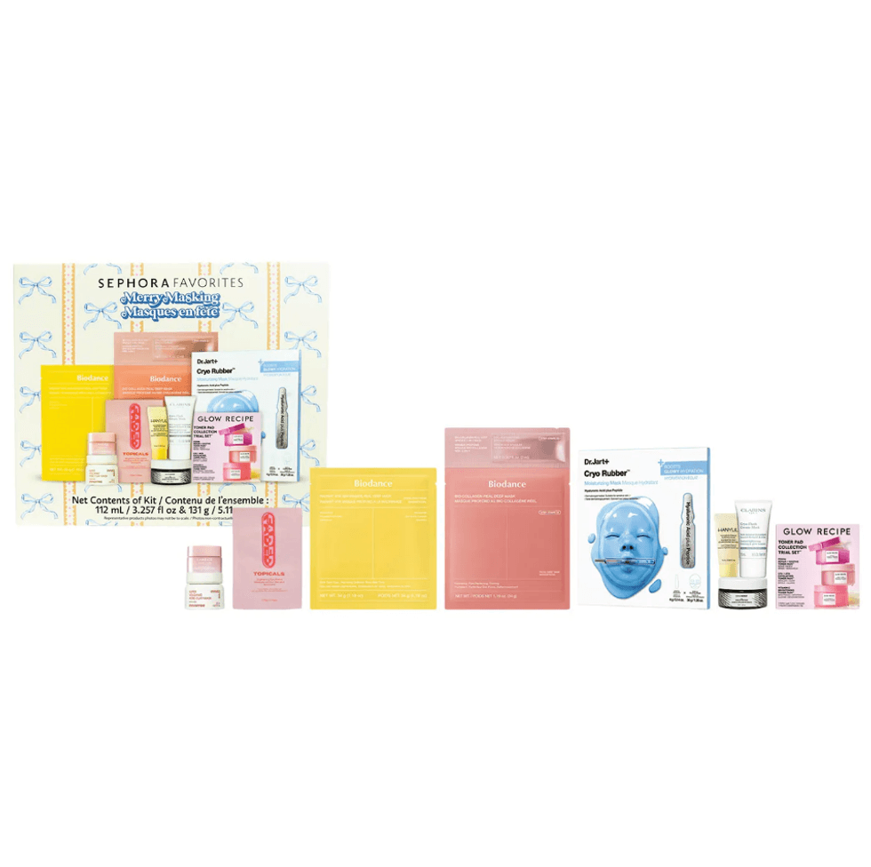Ensemble de masques \u00ab Merry Masking \u00bb, vendu chez Sephora.