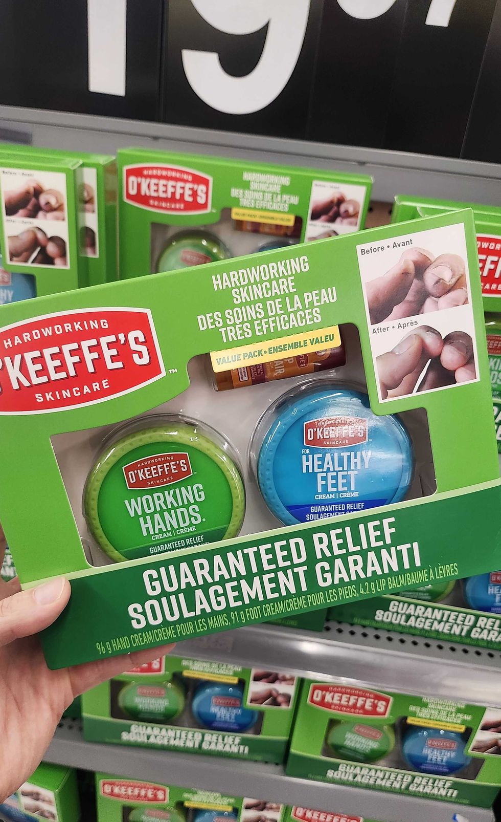 Ensemble de soins pour peau s\u00e8che O'Keeffe's.