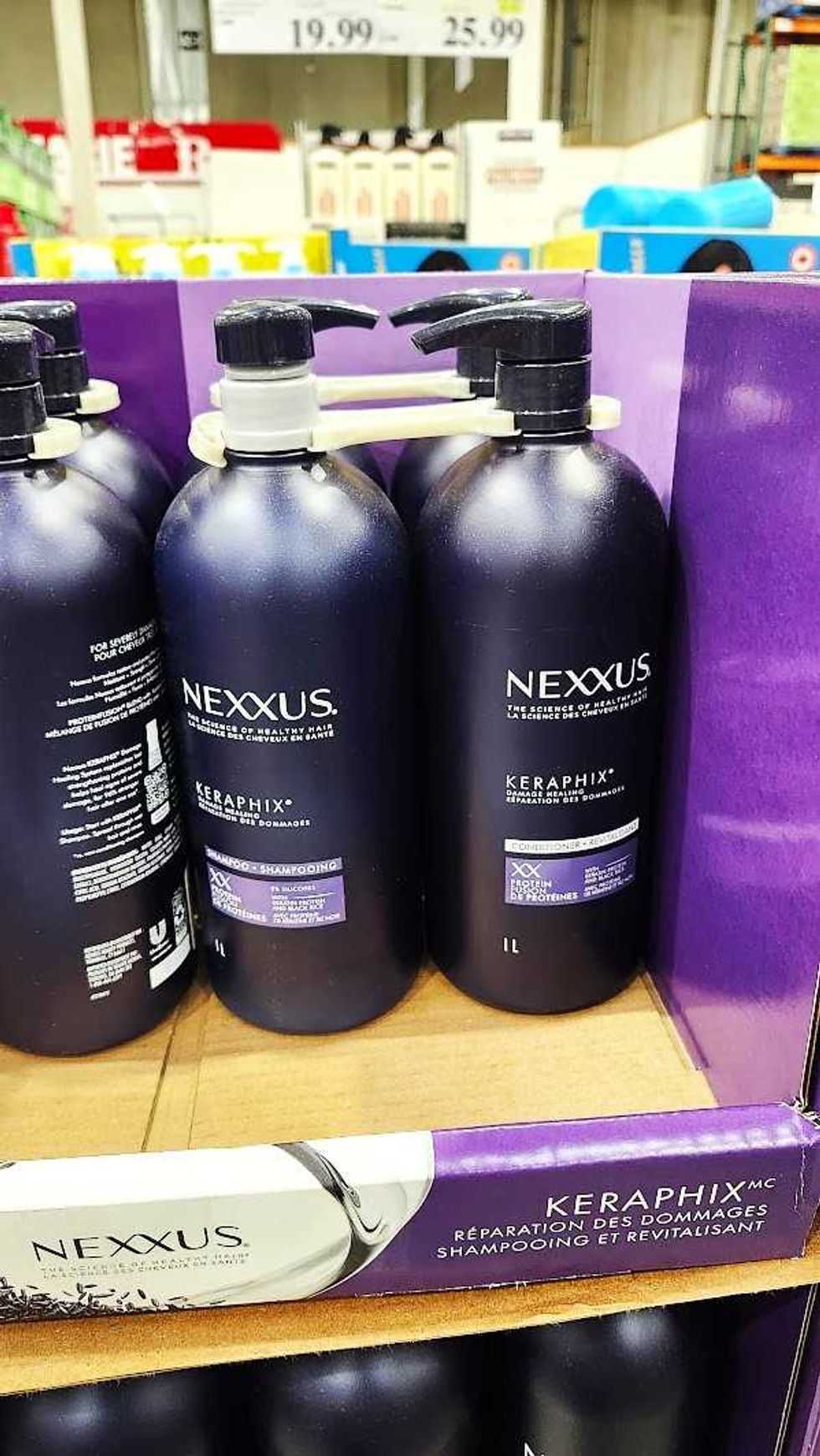 Ensemble shampoing et revitalisant de la marque Nexxus.
