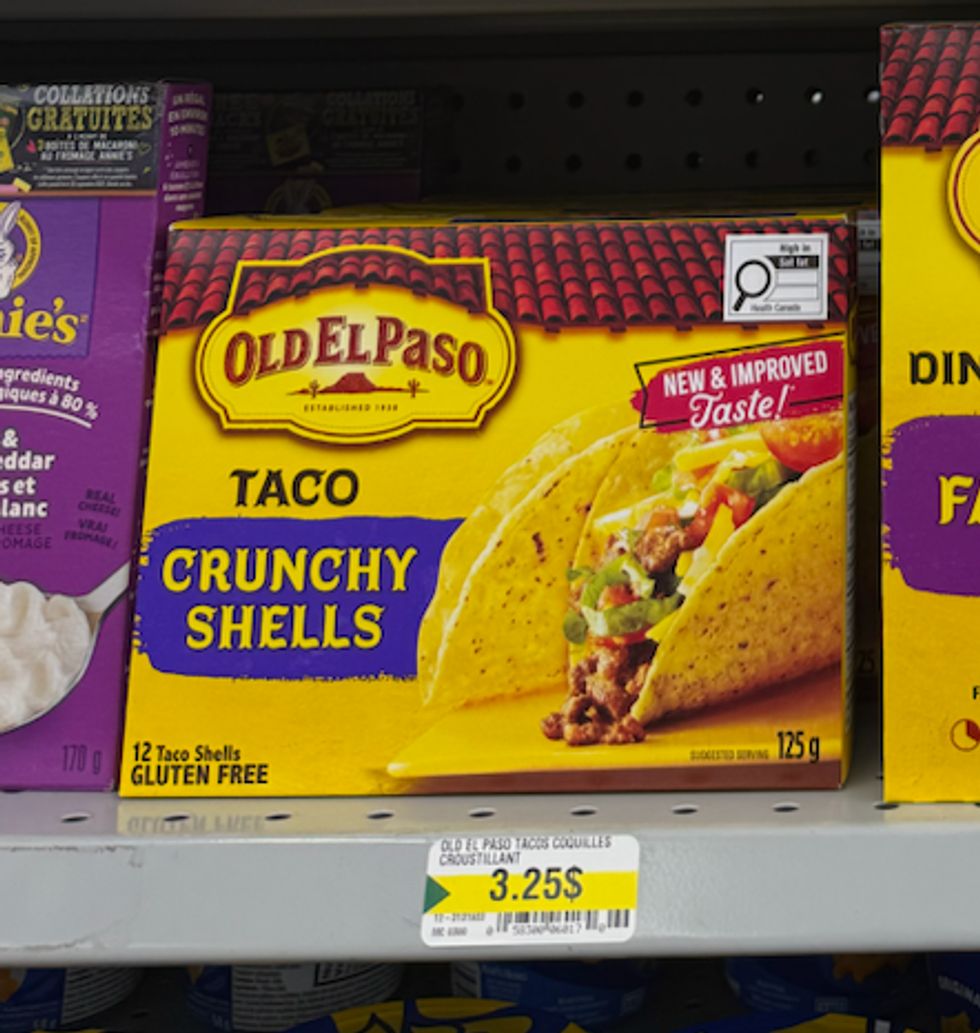 Ensembles \u00e0 Tacos Old El Paso vendu au Dollarama.