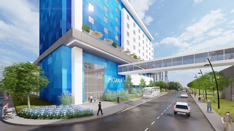 Entr\u00e9e principale du MOANA.