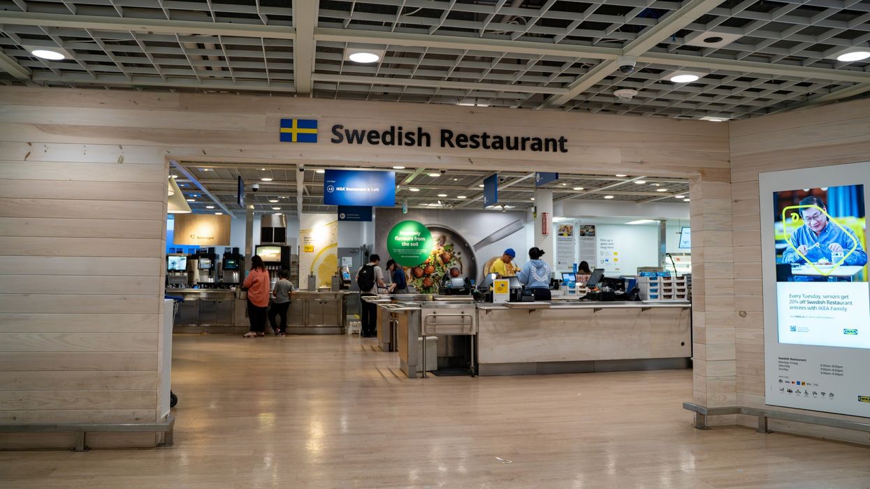 entrance to ikea swedish restaurant at a store in toronto