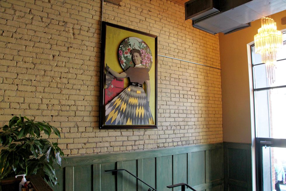 Entranceway to the restaurant.