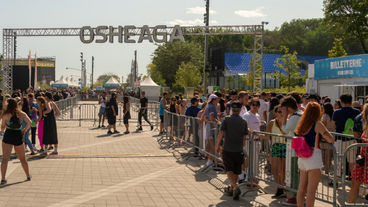Entrée du festival Osheaga à Montréal.