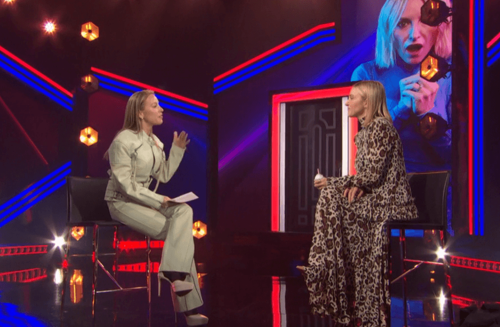 Entrevue de sortie d'\u00c9mily avec l'animatrice, Marie-Mai.