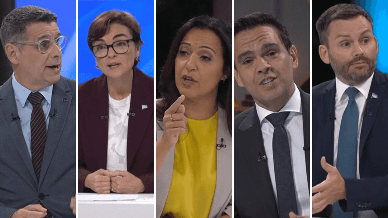 Éric Duhaime, Christine Fréchette, Ruba Ghazal, Charles Milliard, Paul St-Pierre Plamondon.