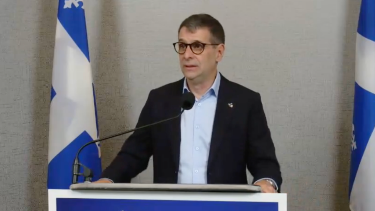 Éric Duhaime, le chef du Parti conservateur.