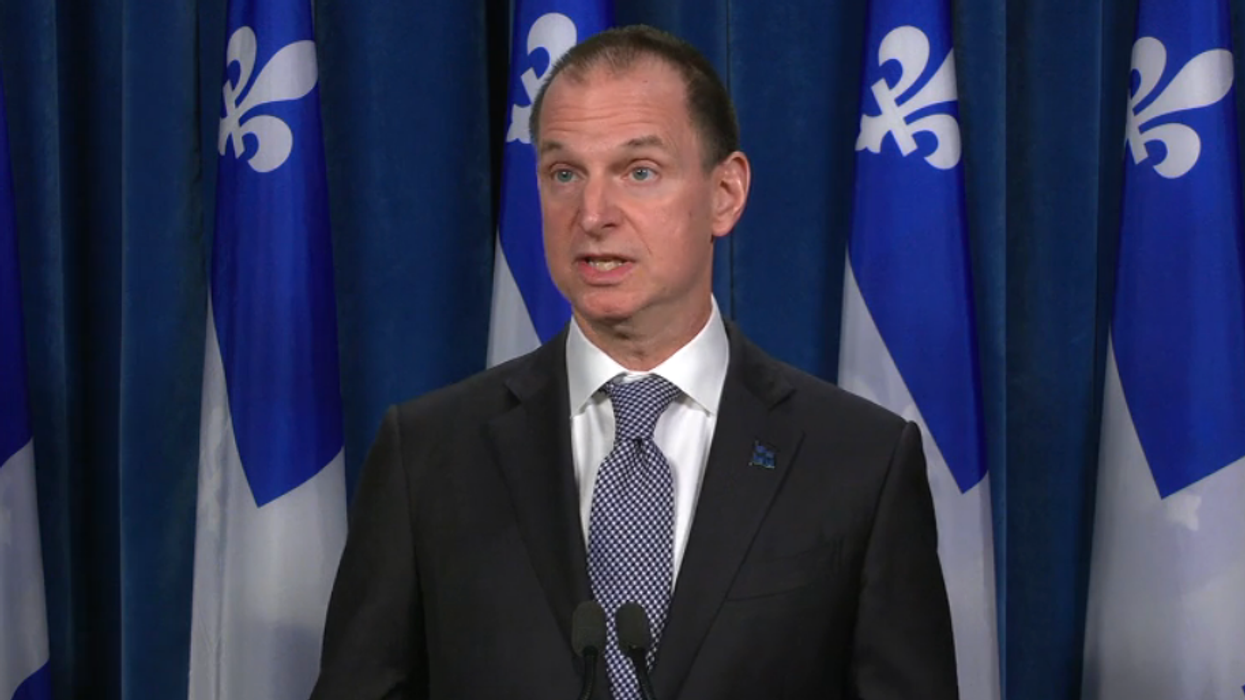 Eric Girard, ministre des Finances, novembre 2022.