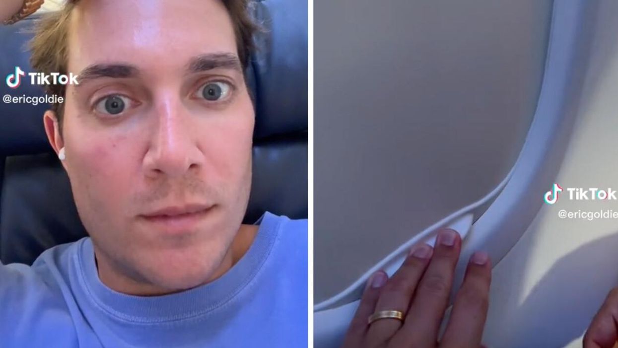 Eric Goldie in his TikTok video.