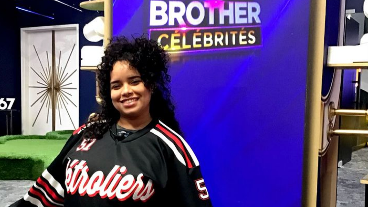 Erika Suarez dans la maison de Big Brother Célébrités.