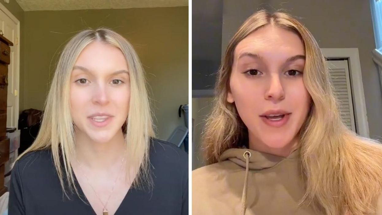 Erin Confortini in het TikTok video's.