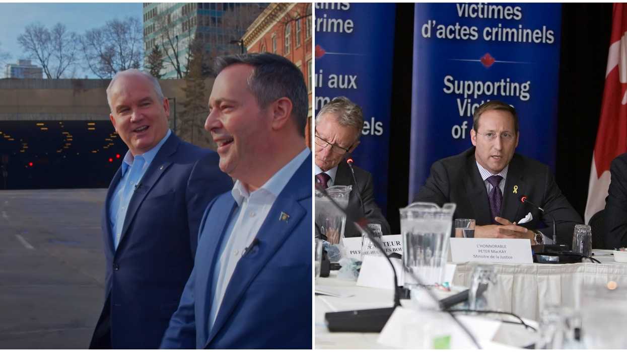 Erin O'Toole & Peter MacKay A Conservative Leadership Candidates & One Is Accused Of Stealing