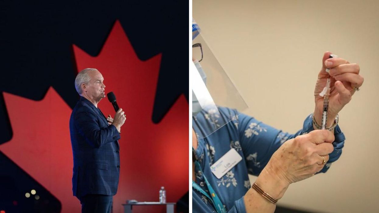 Erin O'Toole Says Canada Doesn't Need 'Division & Pink Slips' For Unvaccinated People