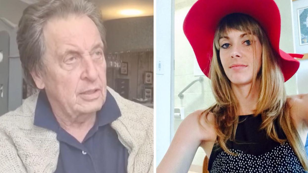 Errol Musk, father of Elon Musk. Right: Jana Bezuidenhout.