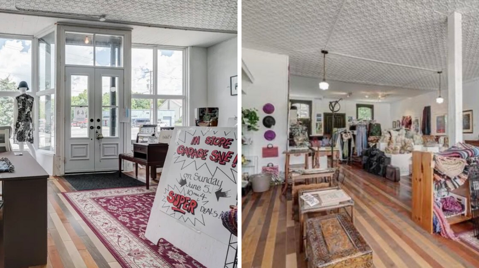 Espace commercial qui a \u00e9t\u00e9 utilis\u00e9 pour la s\u00e9rie.