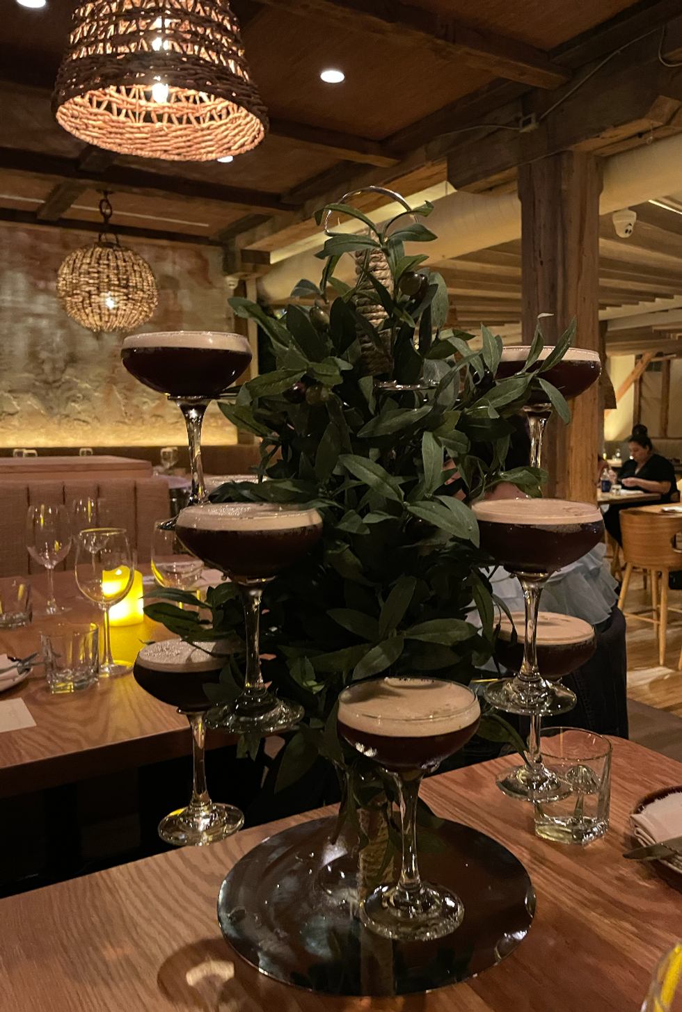 Espresso martini tree at Myth.