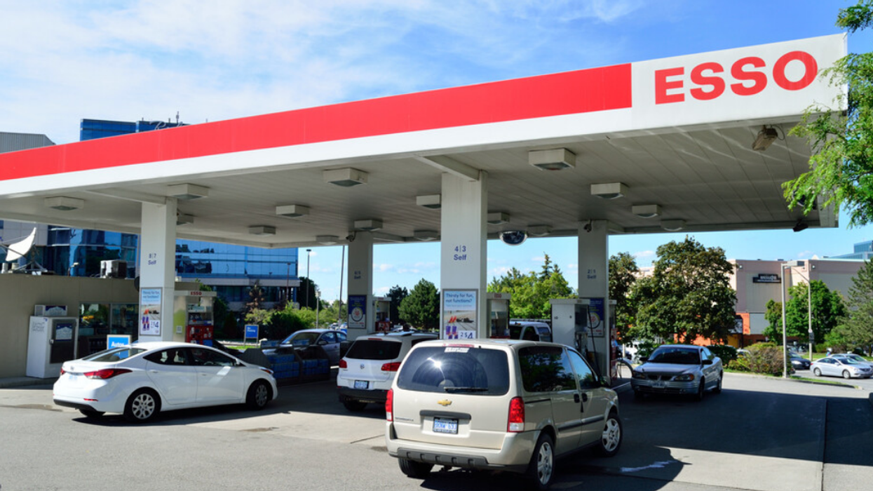 Esso gas station in Ontario.