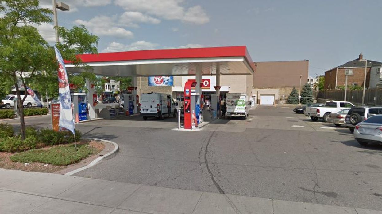 Esso gas station in Toronto.