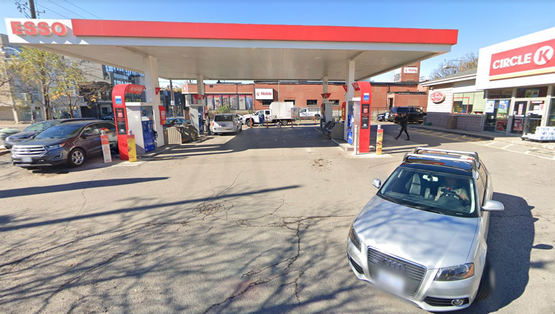 Esso gas station in Toronto.