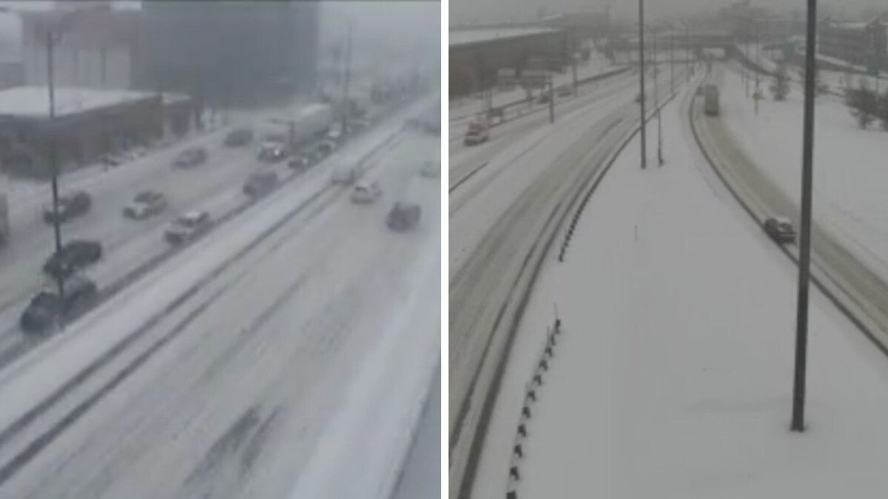 État du réseau routier au Québec le 13 février 2025.
