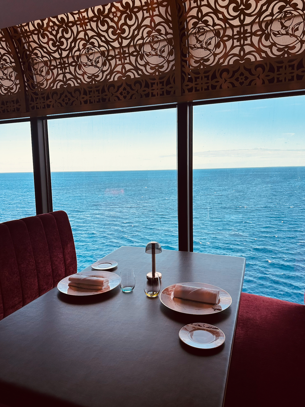 Expansive ocean views on board the Disney Destiny.