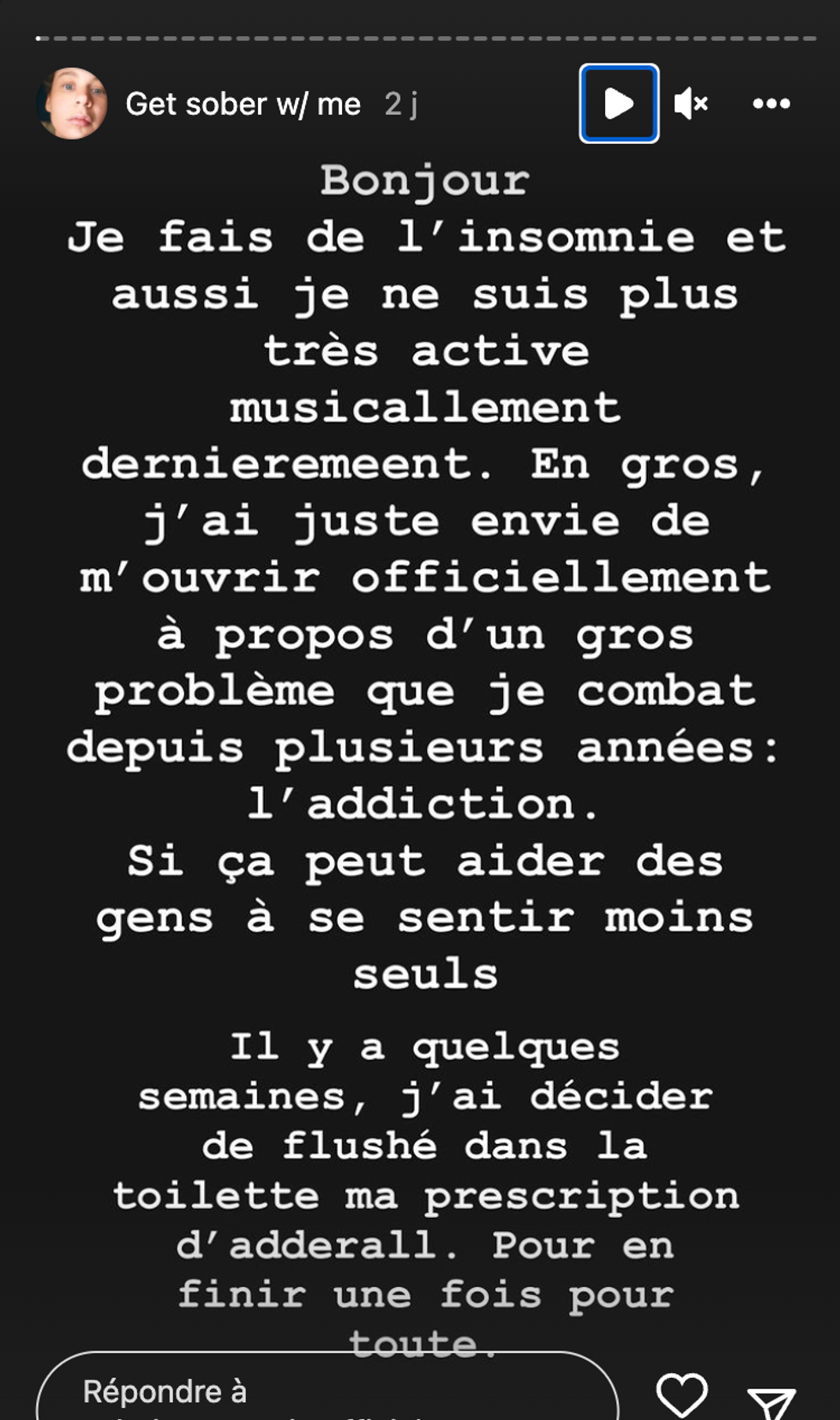 Explication de Val\u00e9rie Carpentier.