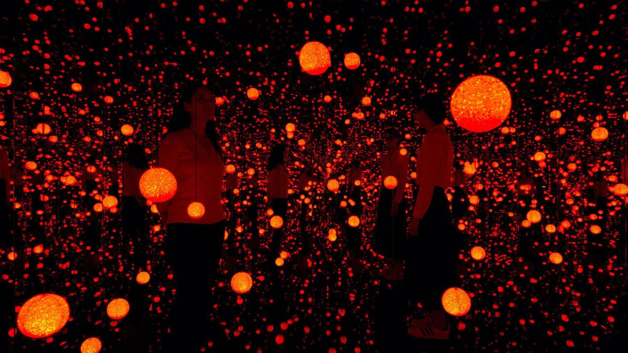 Exposition de Yayoi Kusama au Centre Phi.