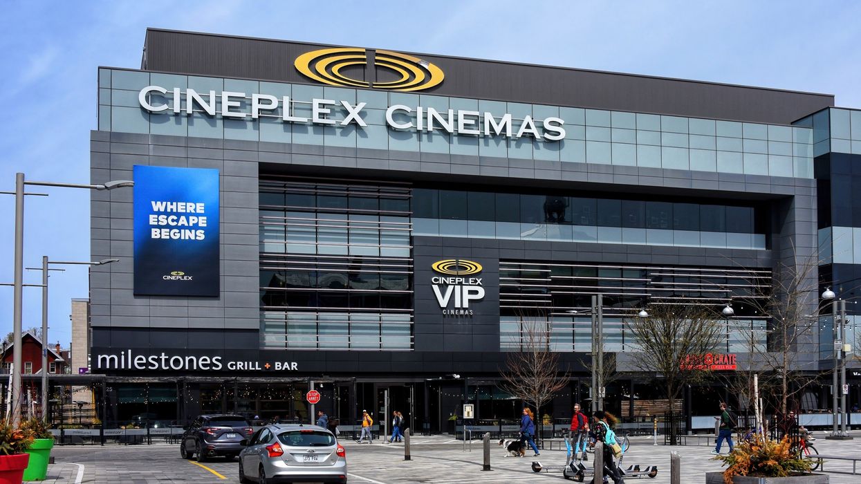 exterior of a cineplex vip theatre in canada