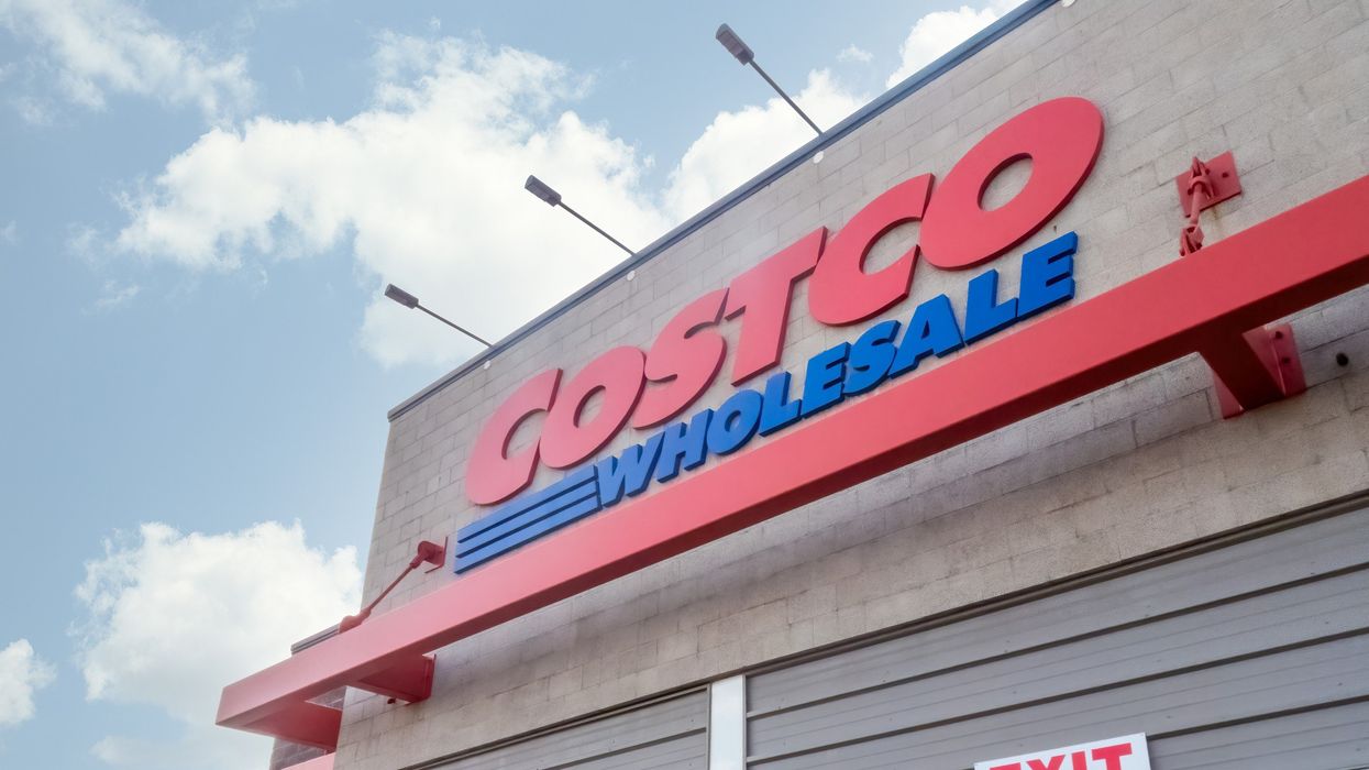 exterior of a costco store in canada with a costco wholesale sign